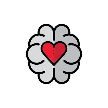 brain and heart icon