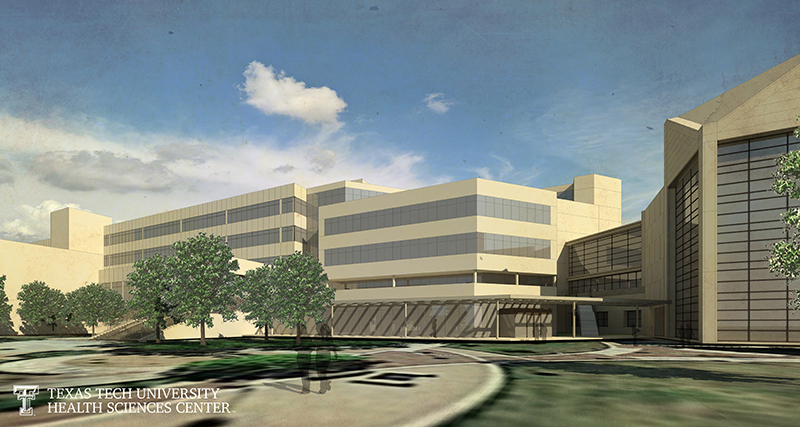 Architectural rendering of the proposed West Expansion ("Pod D")