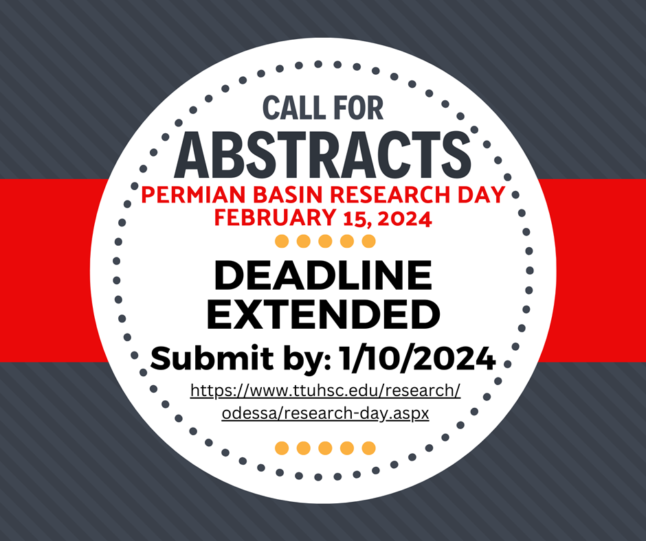 call for abstracts - deadline extended