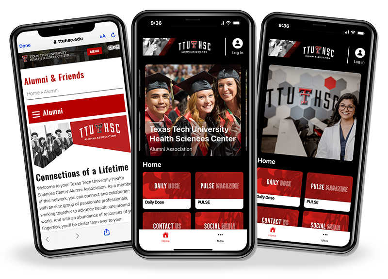 Homescreen HSC mobile app