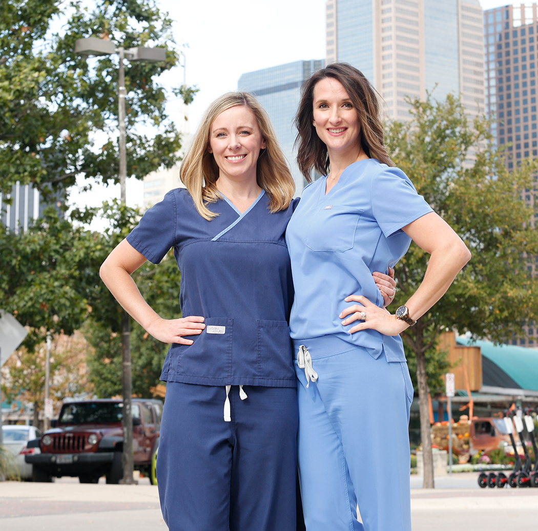 Tiffany Girardot, BSN, RN, and Jenni Dunnam, BSN, RN, became friends as classmates in the Texas Tech University Health Sciences Center School of Nursing.