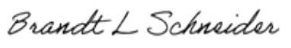 Dr. Schneider Signature