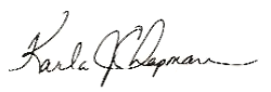 Dr. Chapman Signature