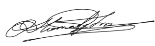 Dr. Thekkumkara Signature