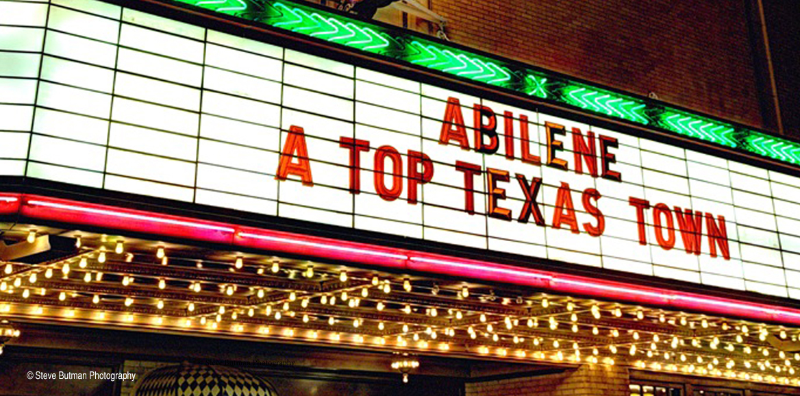marquee from abilene paramount theater