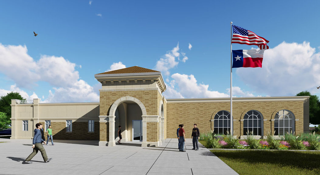 Architectural Rendering of the Amarillo SimCentral Building
