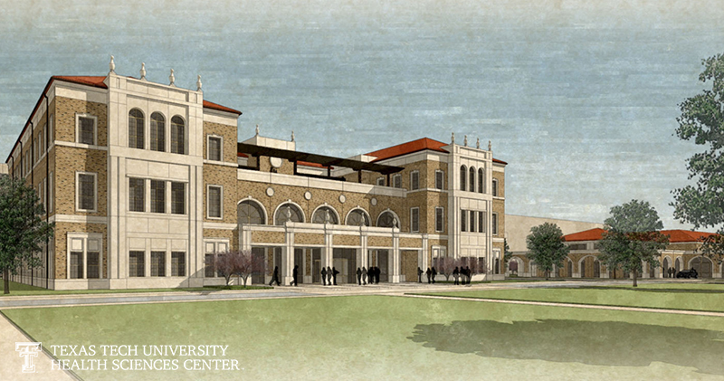 Architectural rendering of the proposed University Center