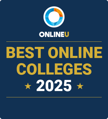 2025 Online Best Colleges Badge