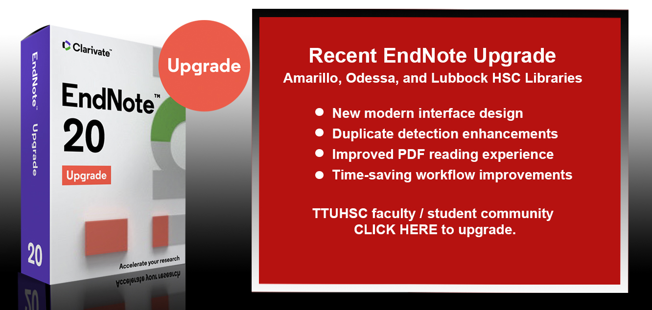 EndNote 20 has been released.