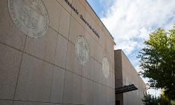 Academic Classroom Building with TTUHSC seals