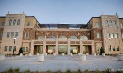 Wide shot of TTUHSC UC front entrance