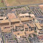 Campus aerial view, looking north (September 2017)