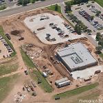 Campus aerial view, looking southeast (August 2017)