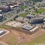 Campus aerial view, looking southeast (September 2017)