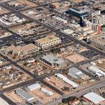 Campus aerial view, looking northeast (December 2017)