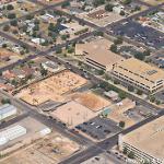 Campus aerial view, looking northwest (June 2017)