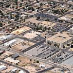 Campus aerial view, looking northwest (May 2017)