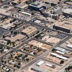 Campus aerial view, looking northeast (May 2017)