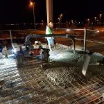 University Center, 2nd floor concrete pour (March 2018)