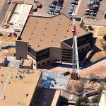 West Expansion aerial view, looking southwest (March 2018)