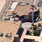 University Center aerial view, looking southwest (April 2018)