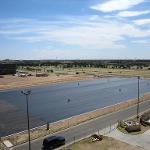 New parking lot near the Preston Smith Library, looking southwest (May 2018)