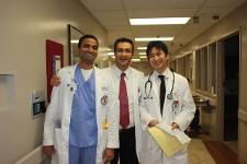 TTUHSC Neurology Residents with faculty pictured in hallway.