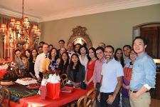 TTUHSC Neurology Residents group celebrating an an event.