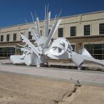 Art installation, looking west (August 2018)