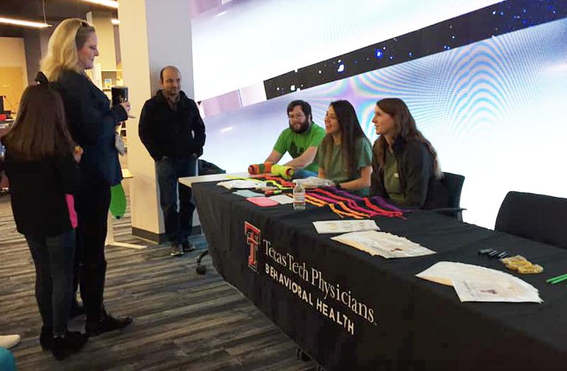 TTUHSC Odessa psychiatry department at the children's mental health care fair.