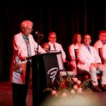 Dr. Steven Berk speaking at White Coat Ceremony 2022