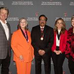 Chancellor Mitchell and President Rice-Spearman with awardees