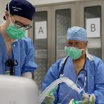 Tonya Lambert is prepped for the procedure