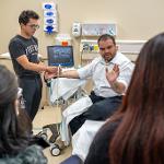 LISD students learn about ultrasound during Docs for a Day 