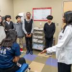 LISD students diagnose a mock patient's during Docs for a Day 