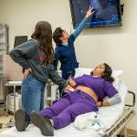 LISD students learn about ultrasound during Docs for a Day 