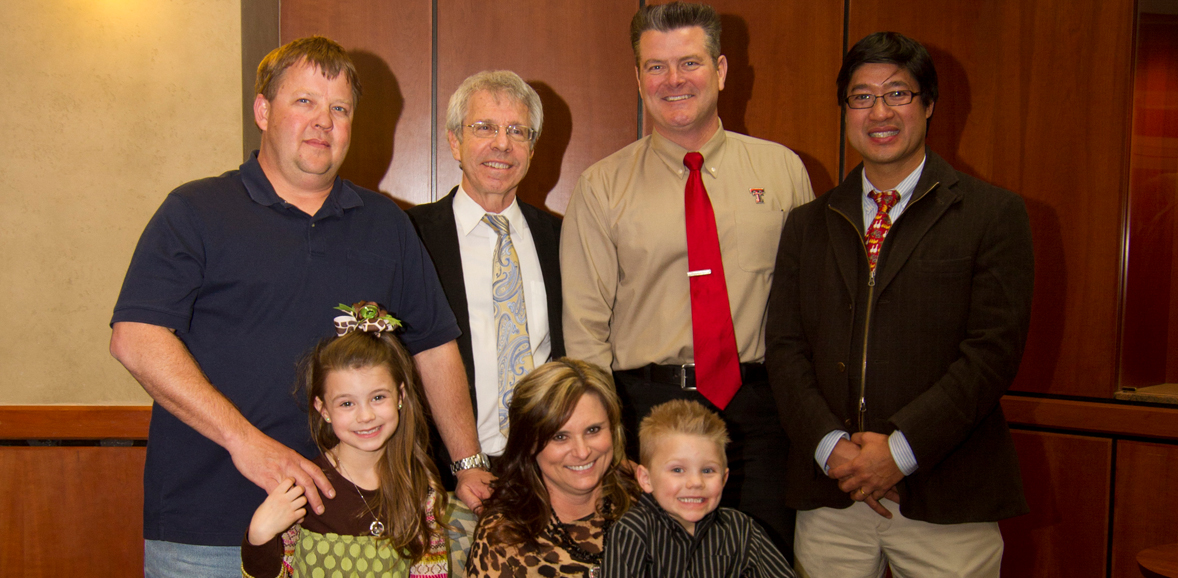 Ritchie family with Tedd Mitchell and Dr. Berk.