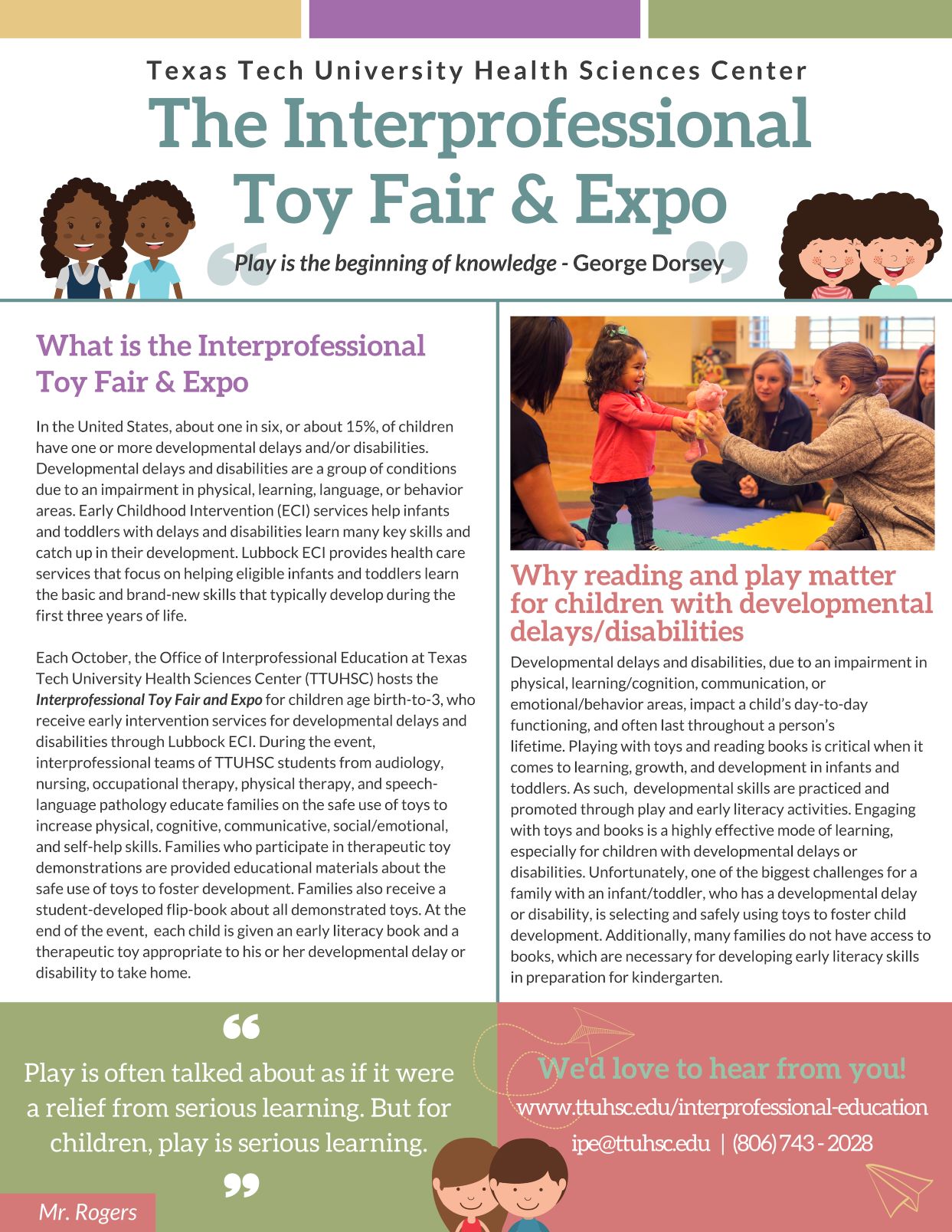 TTUHSC Interprofessional Toy Fair and Expo