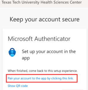 Pair your account to the app by clicking this link.