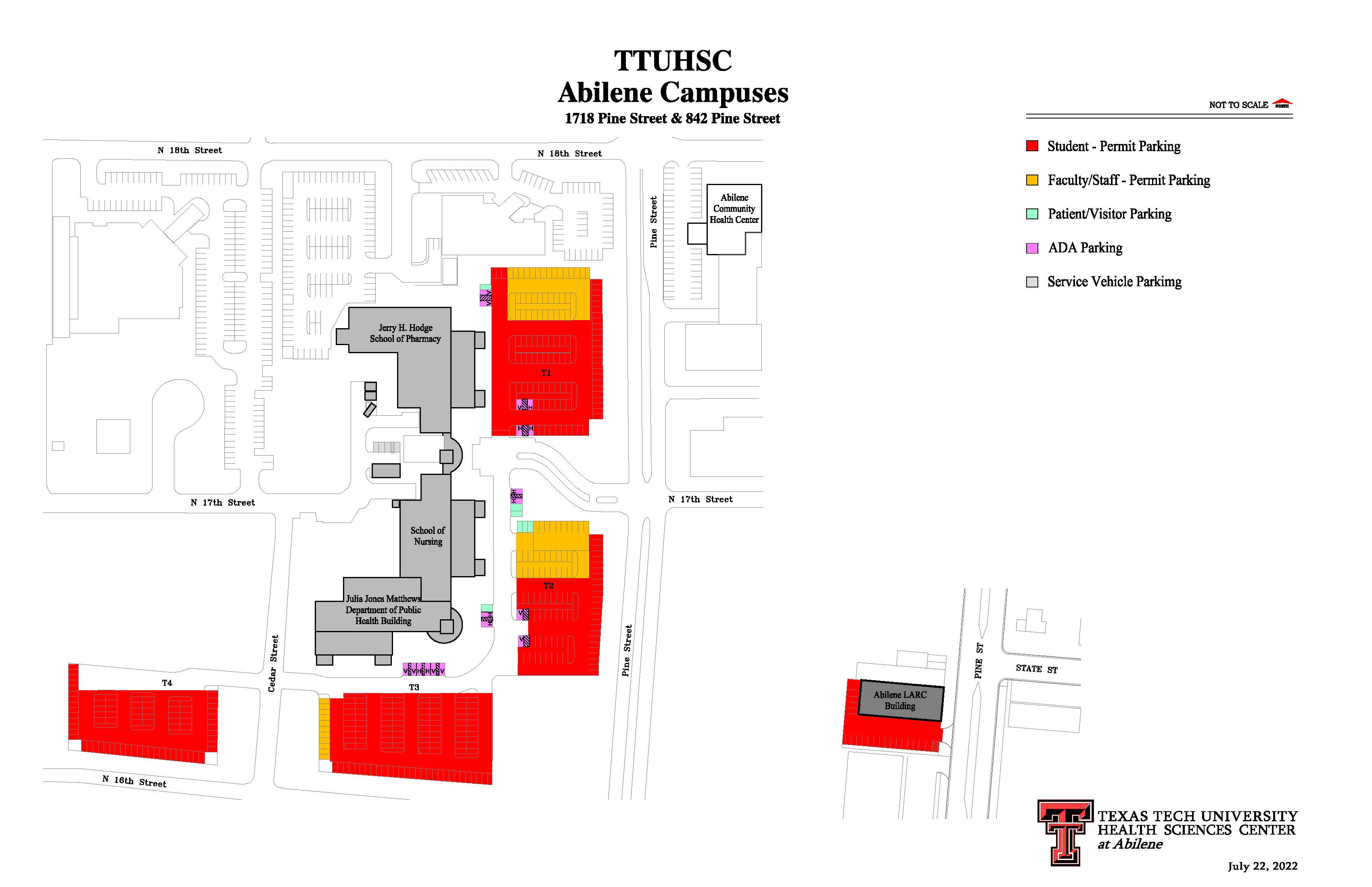 Abilene Parking Map