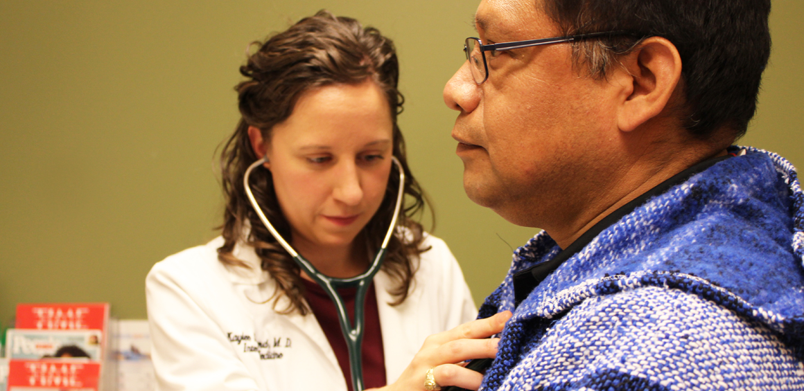 TTUHSC Amarillo Internal Medicine, doctor with a patient