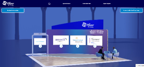 Pfizer Interactive Exhibit Booth