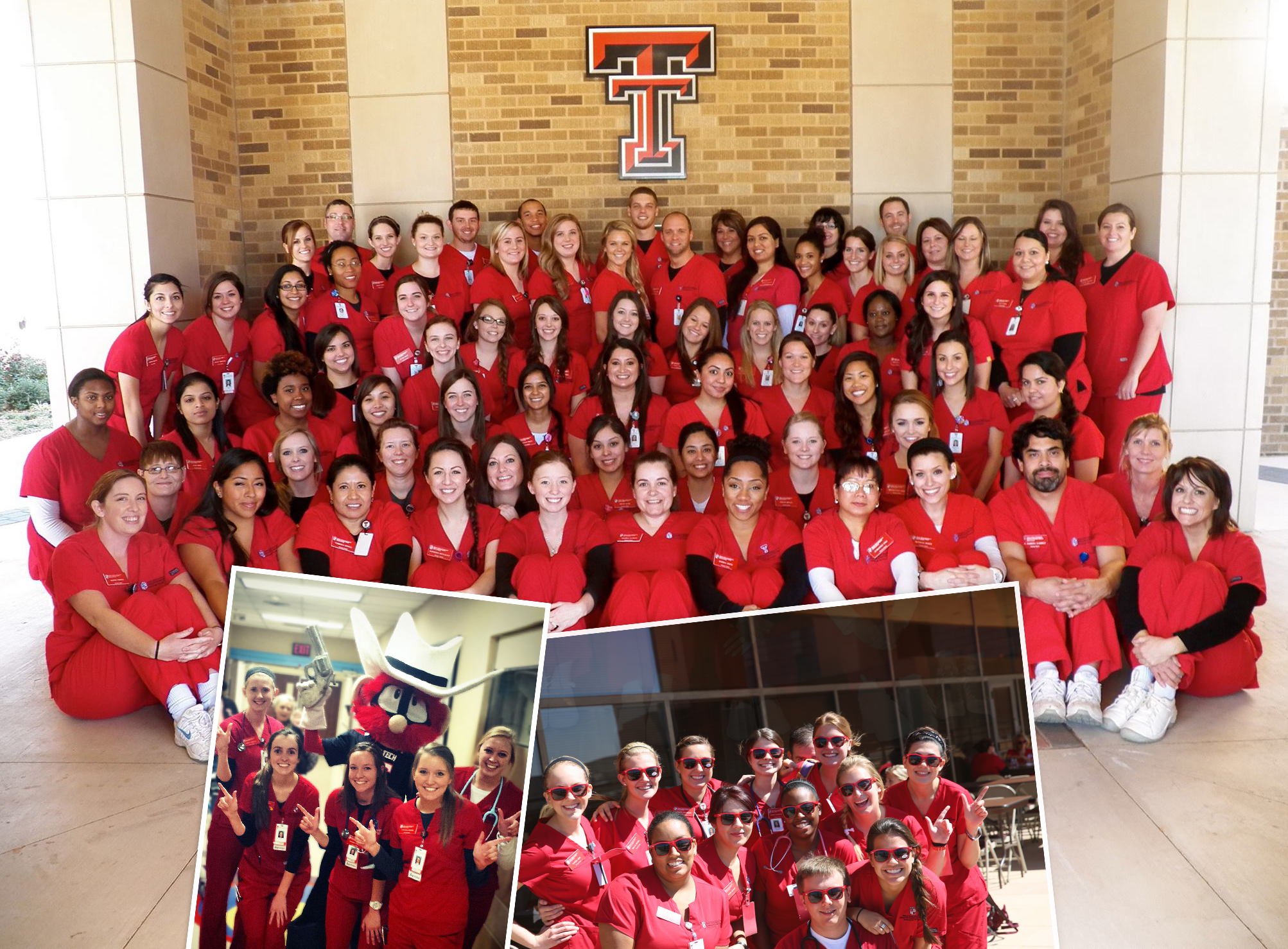 TTUHSC School of Nursing Office of Admissions and Student Affairs with Raider Red!