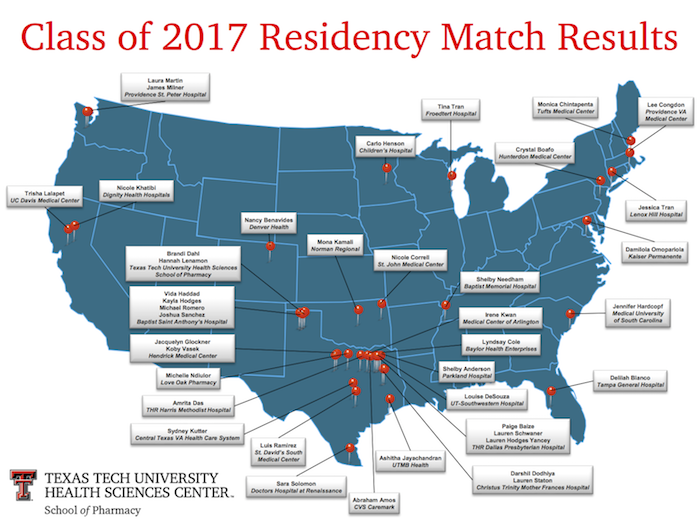 Residency Map 2017