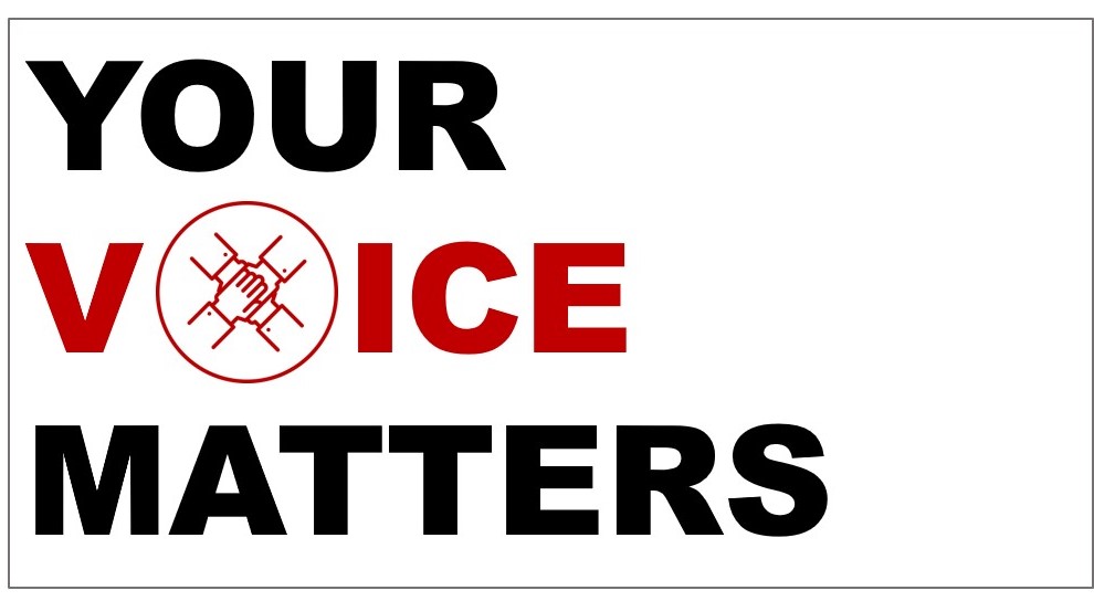 your voice matters - sop staff council banner