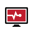 Icon of telehealth monitor