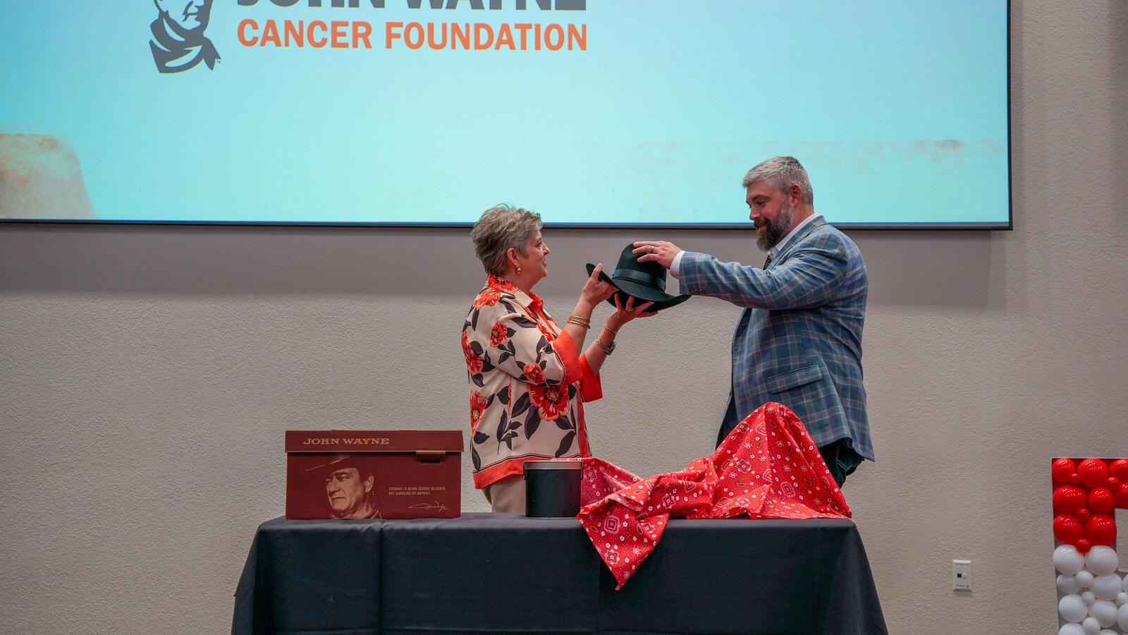 Mouw Receiving Hat from Dr Rice Spearman