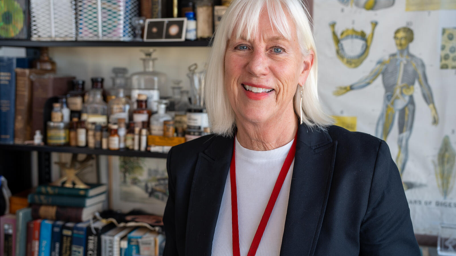 Gail A. Cornwall, Ph.D., a professor at the School of Medicine Department of Cell Biology and Biochemistry