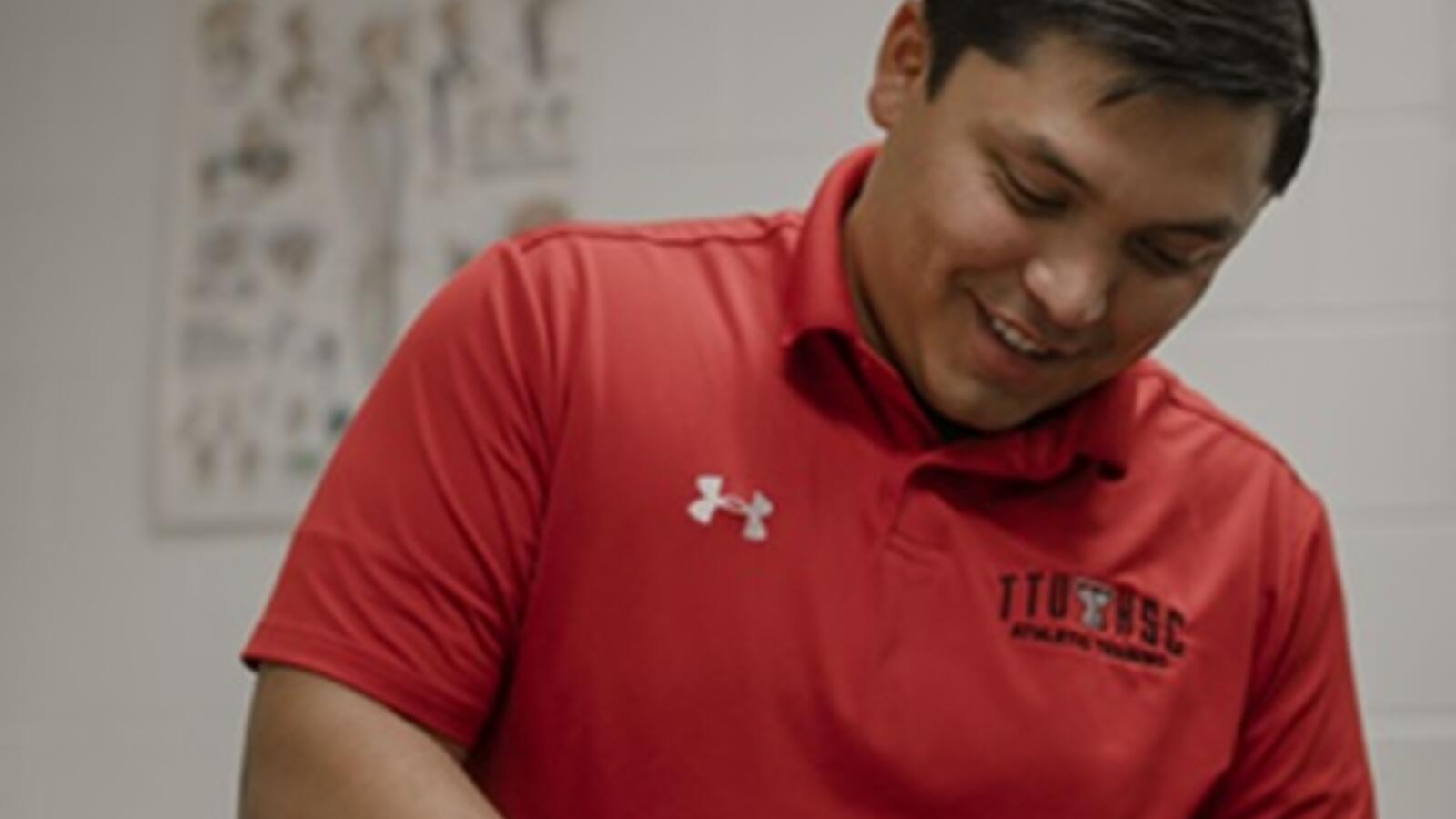 Edgar Garza, second year student in the TTUHSC MAT program