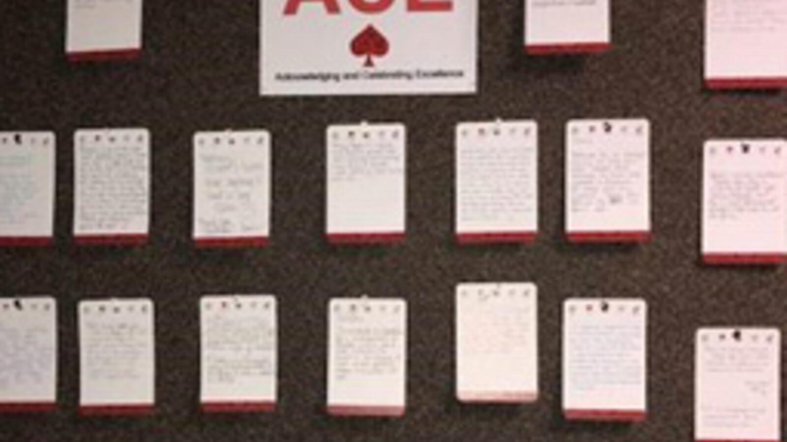 ACE values cards